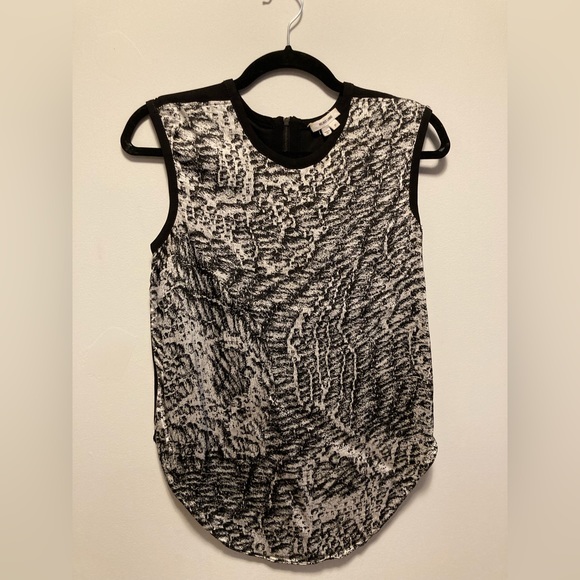 Helmut Lang Resid Print Sleeveless Top - Picture 2 of 4